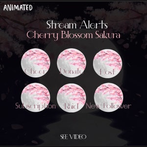Cherry Blossom Sakura Stream Alerts
