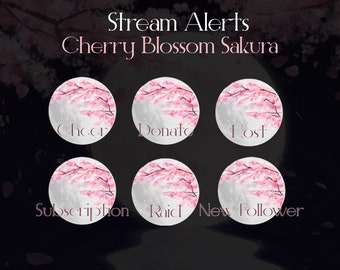 Cherry Blossom Sakura Stream Alerts