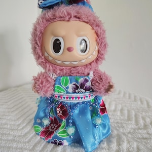 Labubu- Hmong dress (blue)