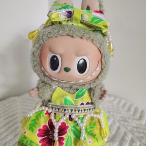 Labubu- yellow Hmong dress