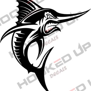 Reel Monster© Angry Tuna Sticker Funny Fishing Gift for Fisherman