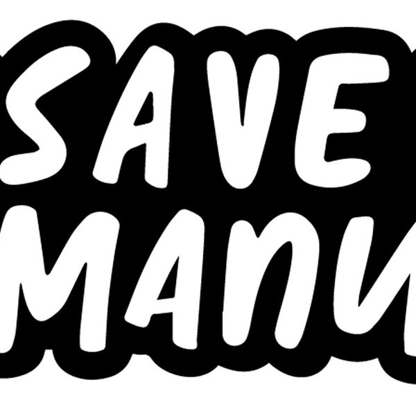 Save the Manuals Decal Etsy
