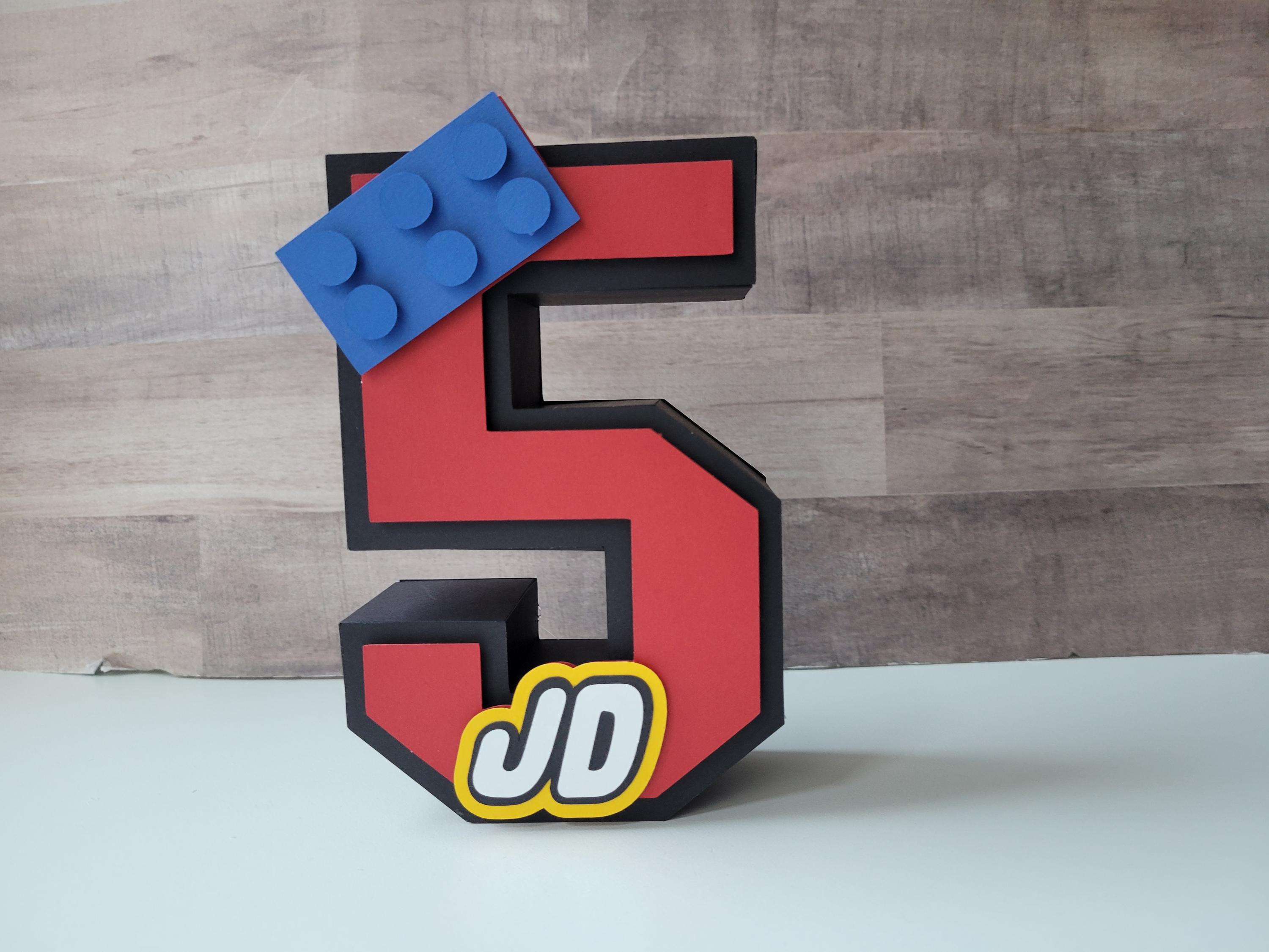 Building Bricks 3D Number, Building Bricks 3D Letter, Building Blocks ...