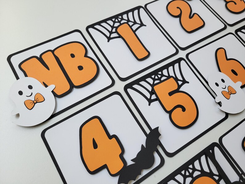 spooky one banner, spooky one birthday banner, spooky one monthly photo banner, halloween birthday banner, halloween monthly photo banner, spooky dude photo banner, halloween milestone banner, spooky one milestone banner, spooky 1st birthday banner