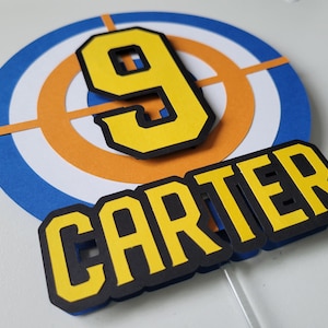 Nerf Cake Topper Nerf Target Cake Topper Nerf Gun Cake Topper Nerf