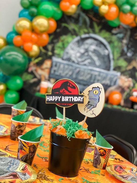 Jurassic World 3 Plastic Loot Bags - Pack Of 8, Dino-Themed Party Favors For Kids