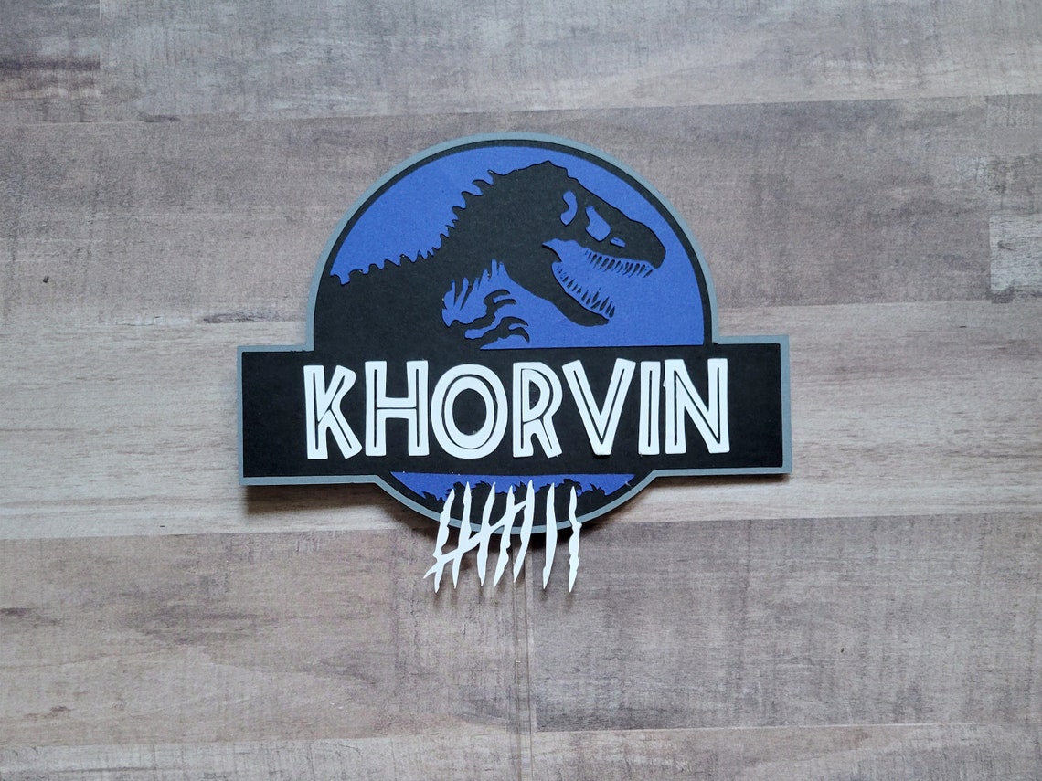 Jurassic World Cake Topper Jurassic Park Cake Topper - Etsy