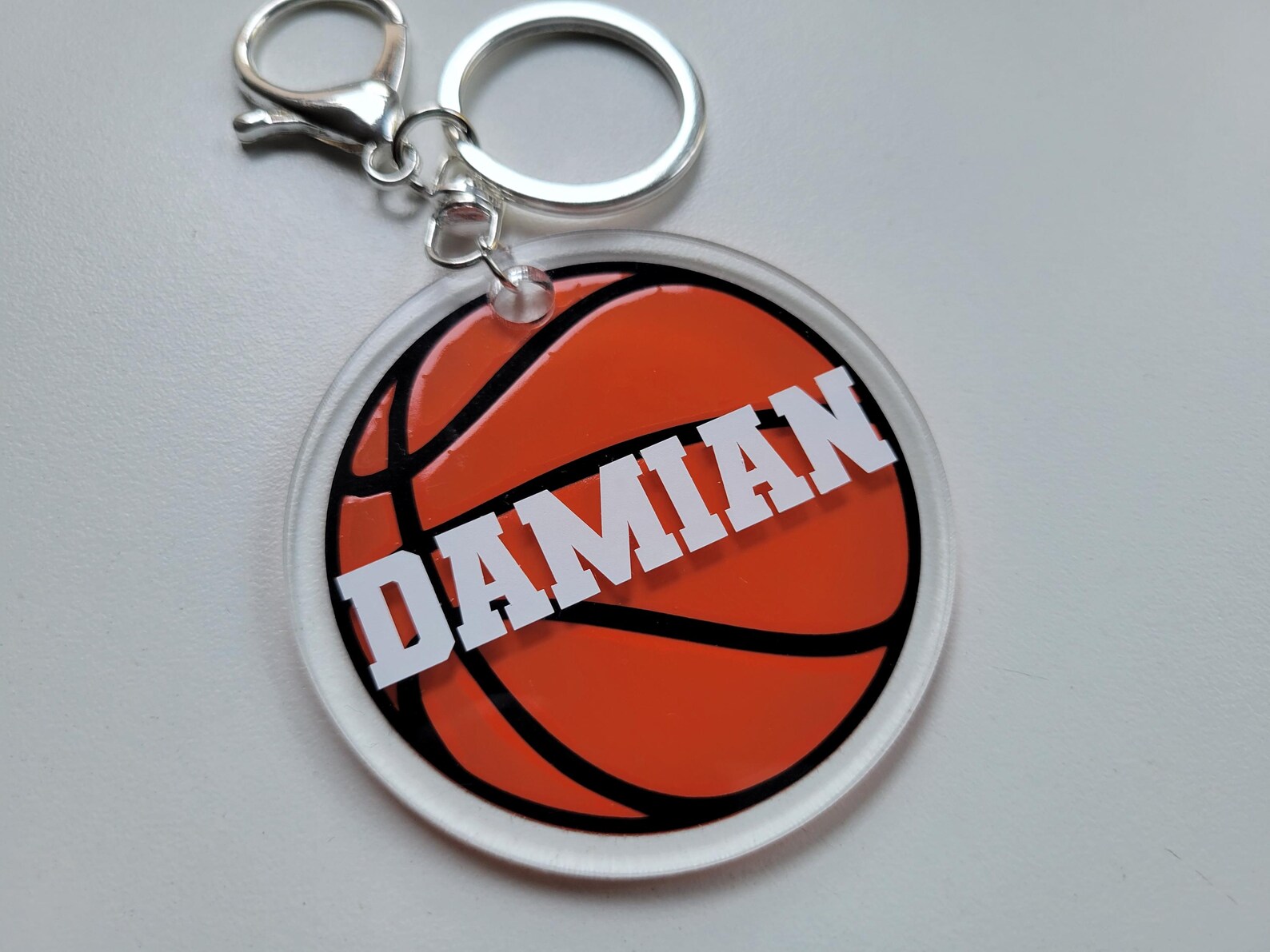Acrylic Basketball Keychain, Basketball Team Keychain, Basketball Bag ...