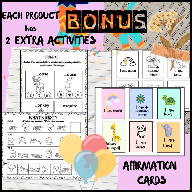 NURSERY RHYMES BUNDLE Activities for Preschoolers Etsy