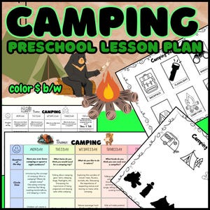 CAMPING- Preschool weekly Lesson Plan