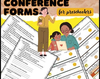 PARENT-TEACHER CONFERENCE forms for preschoolers