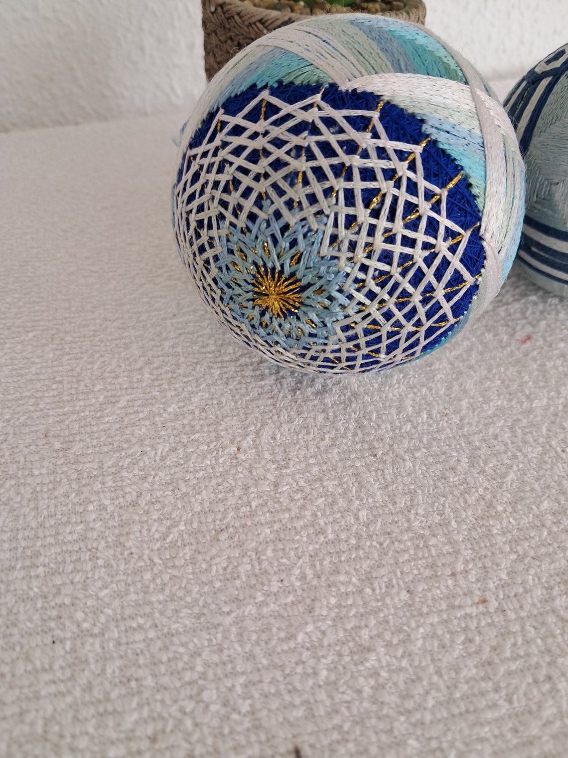 Set of 2 Beautiful Japanese Temari Balls - Etsy