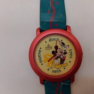 Vintage Lorus Spanish Mickey Mouse Watch