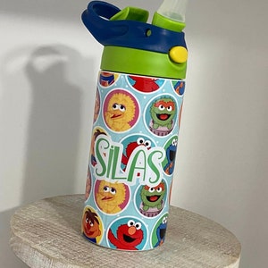 Boys Elmo sesame Street Personalized kids tumbler cup