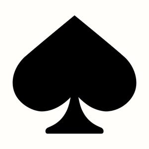 Pique SVG, PNG jeu de cartes, Clipart Casino, Silhouette costume de jeu, création de T-shirt joueur, cadeau pour joueur de poker, icône Blackjack DIY, fichiers coupés