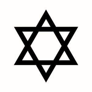 Star of David SVG, Jewish Symbol PNG, Hanukkah Clipart, Religious Silhouette Vector, Cricut Judaica Crafts File, Laser Cut Spiritual Design
