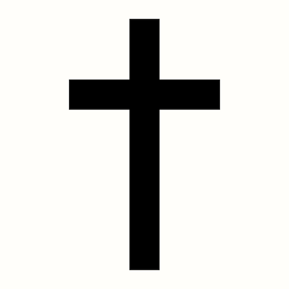 Black Christian Cross Png