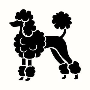 Pudel SVG, Pudel Rock PNG, Hund Silhouette Vektor, Pudel Illustration, Sock Hop Clipart, DIY Hundemama Geschenke, Pudel Dekor, Applikations-Design