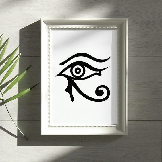 Eye of Horus SVG, Egyptian Protection Symbol PNG, Evil Eye