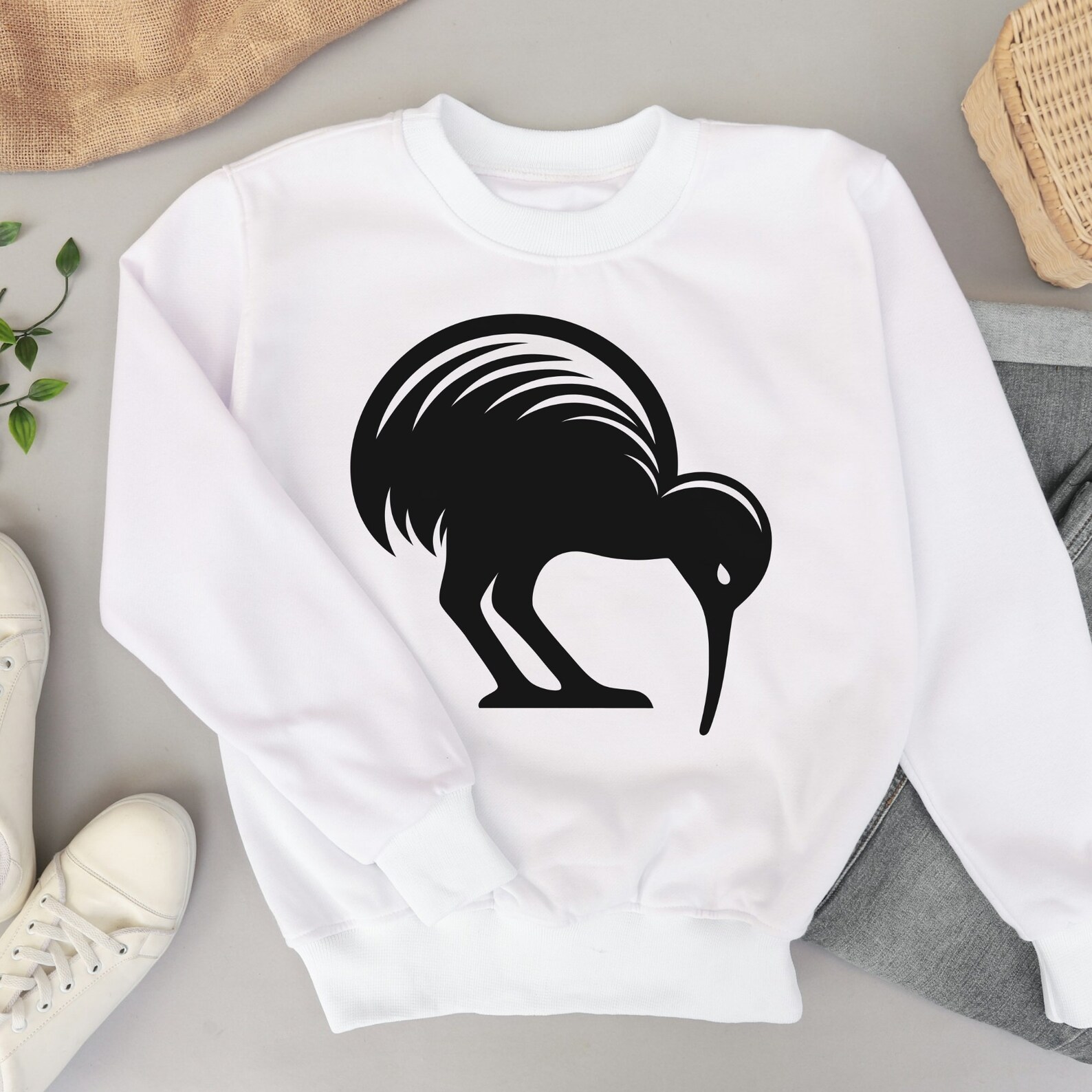 thumbnail image 2 of Kiwi Sticker 4 Inch Flightless Bird New Zealand Bird 2 of 14