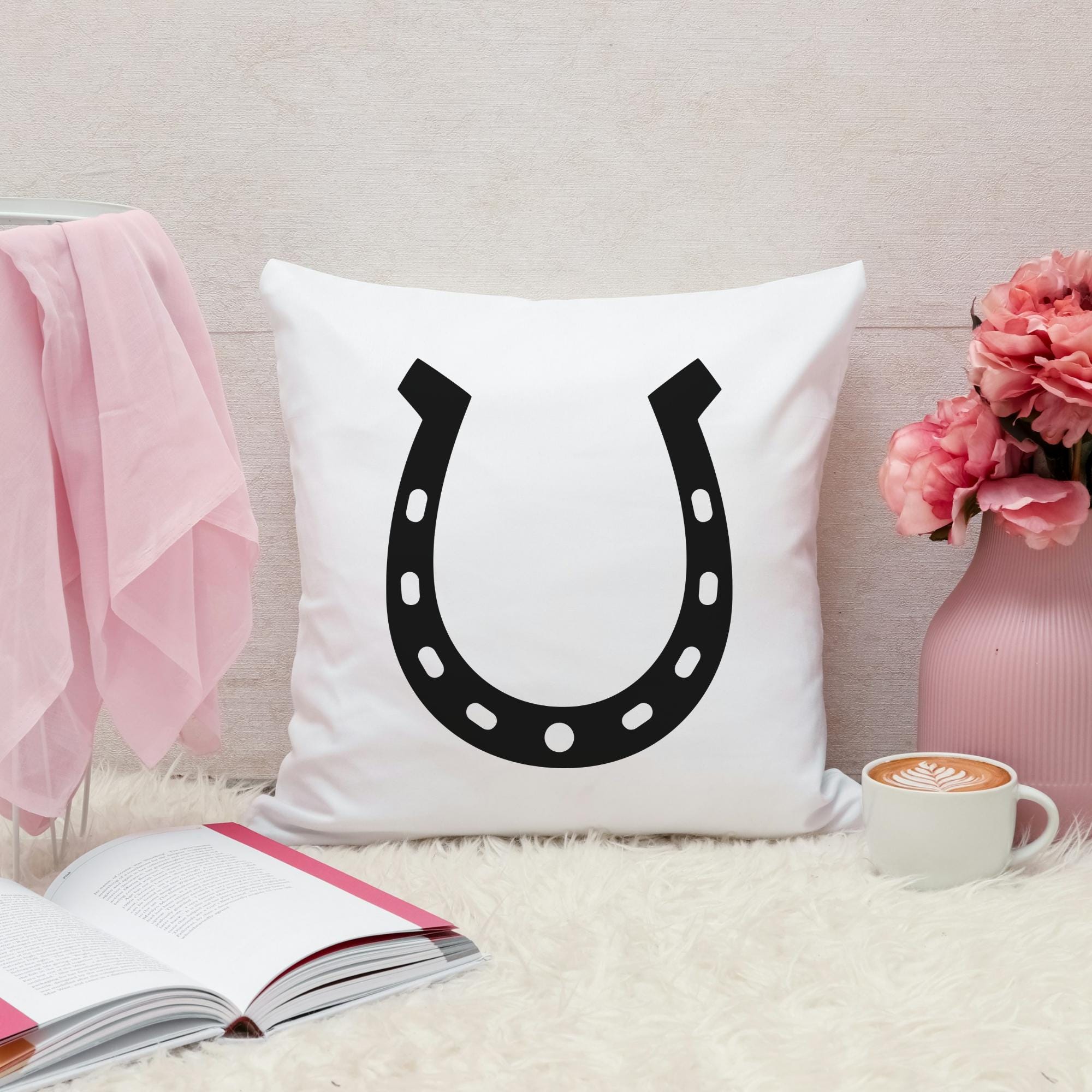 ★JILLSTUART★ [RIBBON] Black Logo Decorated Cowhide Half Wa Cow Print Ribbon - 1 1/2