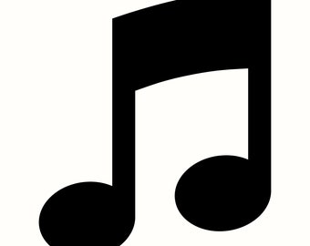 Piano Note Printable Sticker - Etsy