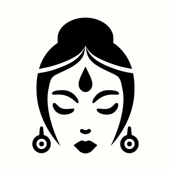 Spiritual Woman SVG, Divine Feminine PNG, Sacred Femininity Clipart, Mystical Shirt Design, Transparent Goddess Vector for Mystic DIY Crafts