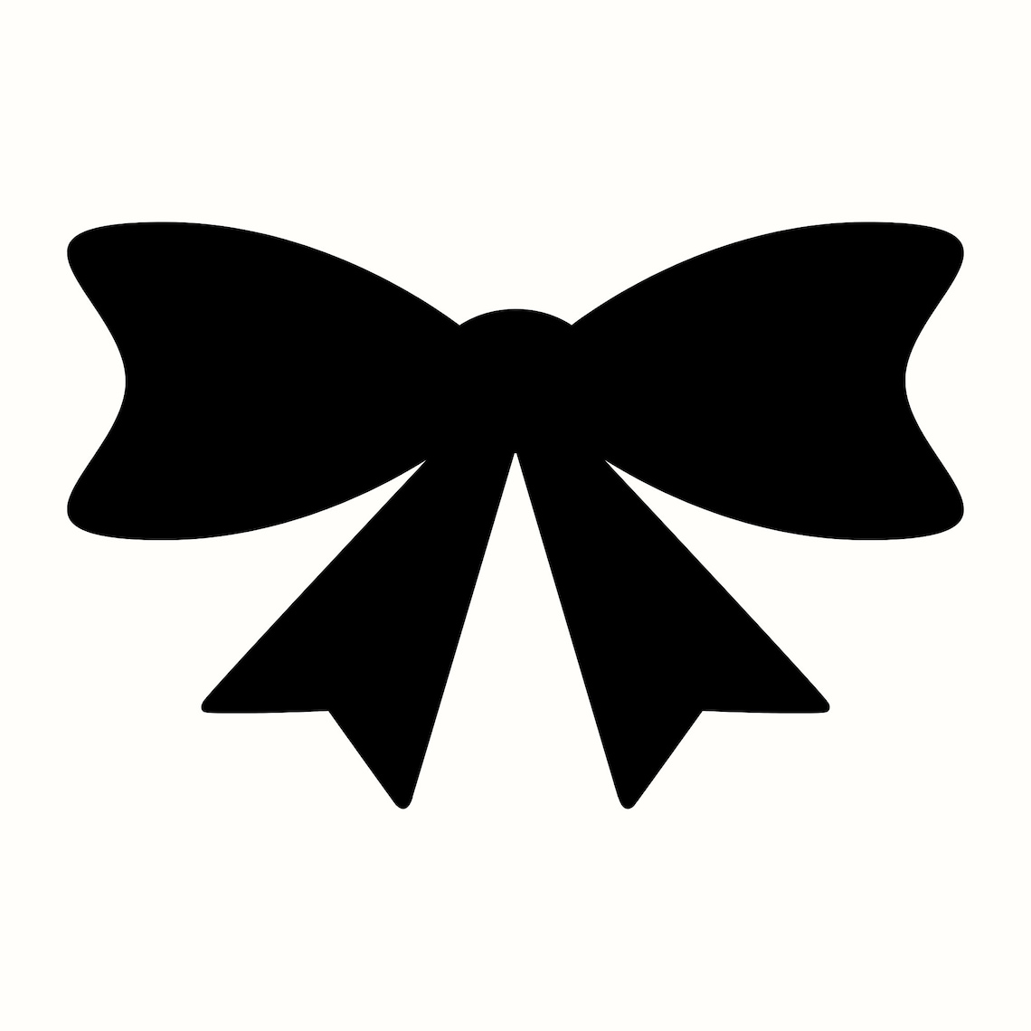 Black Bow Svg, Ribbon Clipart, Gift Bow Shape Png, Bow Tie Silhouette