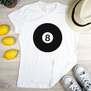 Bola 8 SVG, Bola 8 PNG, Diseño de bola de billar, Imágenes prediseñadas de billar, Archivo de corte Cricut, Decoración de sala de juegos, Calcomanía adhesiva