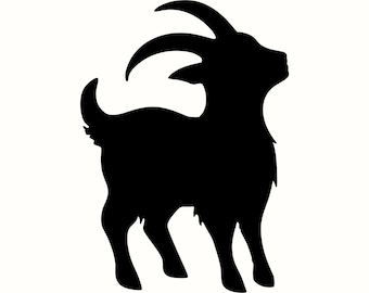 Baby Goat SVG, Goat PNG, Farm Animal Design, Rustic Ranch Decor, Barnyard Silhouette