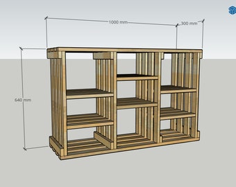 Shoe Rack plans and instructions (easy)