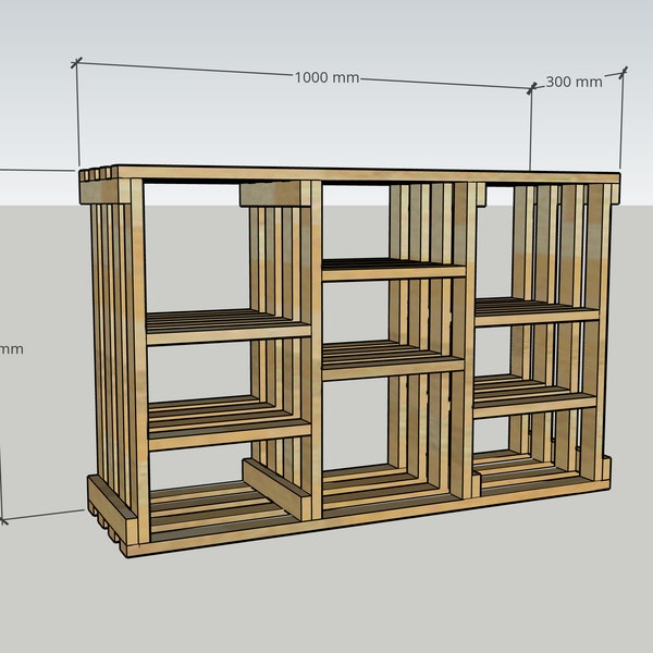 Shoe Rack plans and instructions (easy)