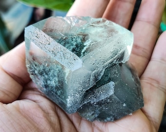 Glassy Beveled Clear Cubic Fluorite Specimen - Old Stock - From Xianghualing