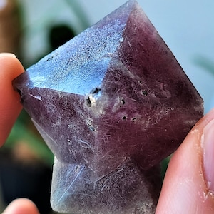 High Quality Pink Octahedral Fluorite w/ Rutile - From Inner Mongolia