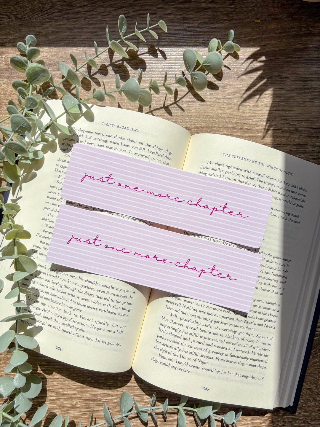 Just One More Chapter Bookmark: Book Lover Gift - Etsy