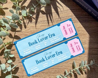 In My Book Lover Era Bookmark, Book Lover, Bookish Gift, Gift for Book Lover, Reader