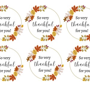 Étiquettes cadeaux - thanksgiving - téléchargement numérique, étiquette cadeau d’ami de la famille de l’enseignant