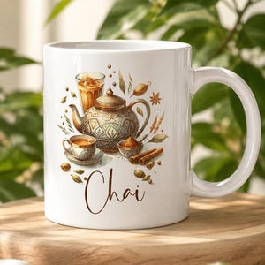Elegant Chai Mug – A Celebration of Desi Elegance and Tea Traditions