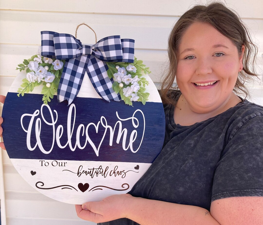 Front Door Decor Front Door Wreath Door Hanger Etsy