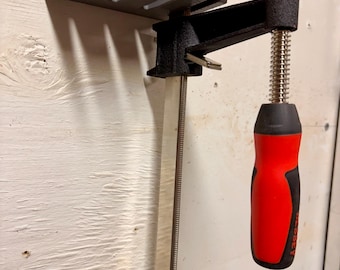 Bessey F-stijl barklemhouder 3D-geprint opbergrek klem