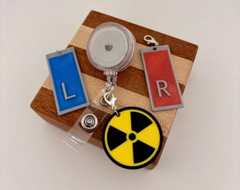 Breloczki do identyfikatorów radiologicznych – technik rentgenowski, radiolog