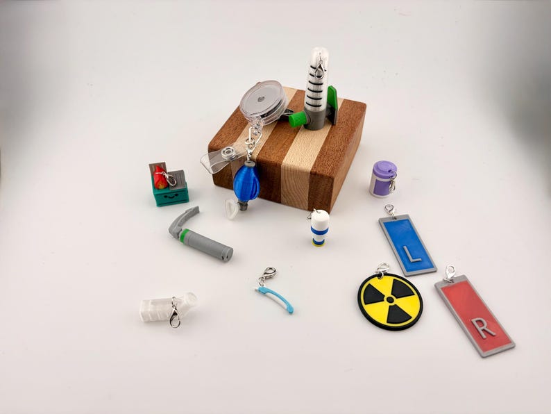 Check out all my other healthcare related charms available!

Check out my other great badge related listings here: https://www.etsy.com/shop/TimshelWoodworks?ref=dashboard-header&section_id=57402176