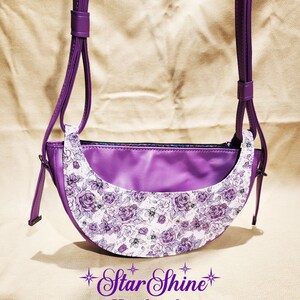 Purple - Handcrafted Quilted Handbag 23