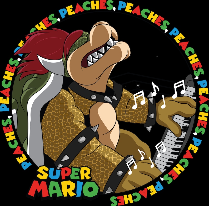 Bowser Singing Peaches (Instant Download) Etsy