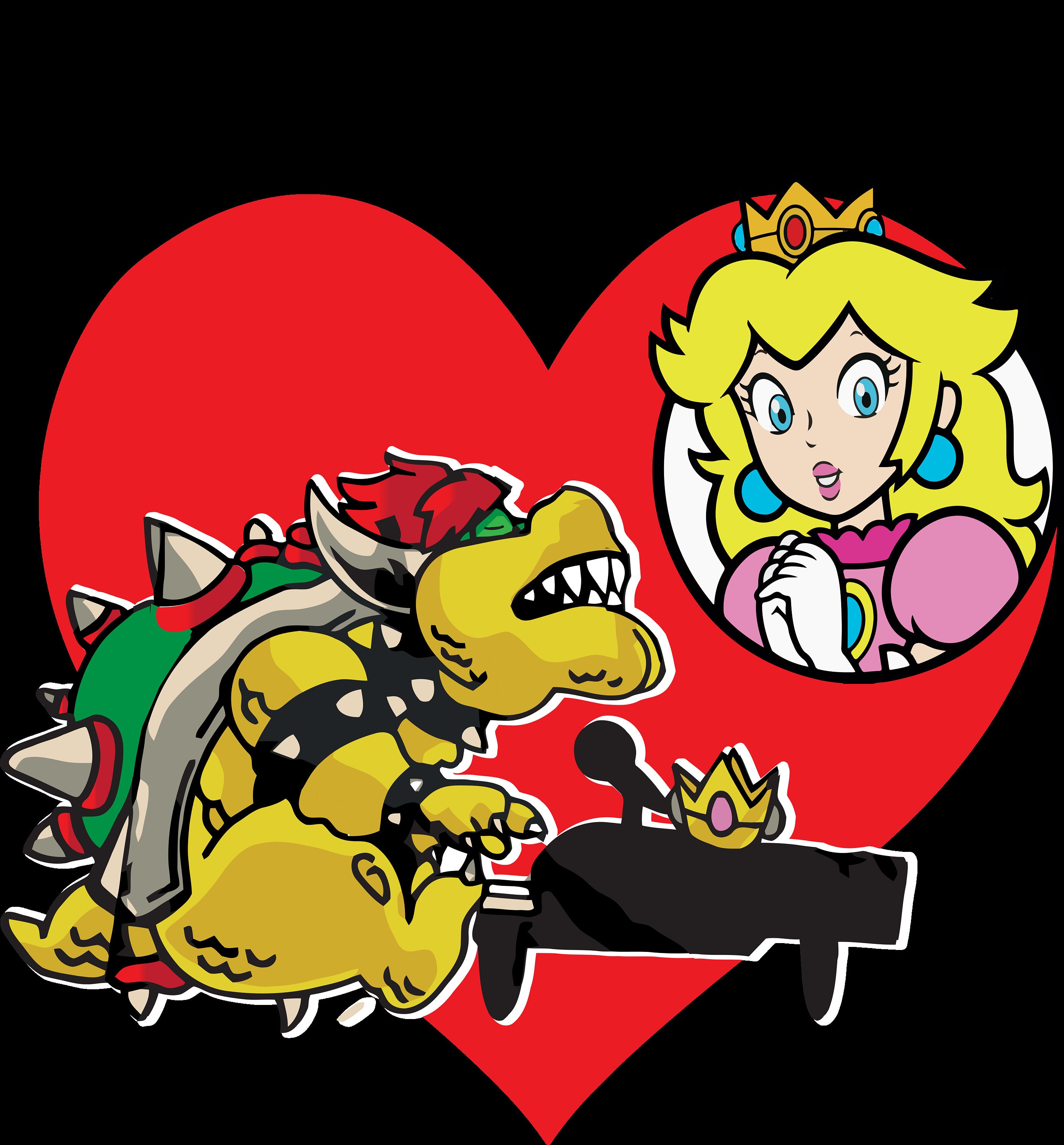 Is Peach or Bowser the monster? I think peach is. TAGGS: #fyp #bowser , peach rejects bowser
