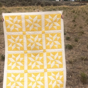 Baby Sunrise - Big Block Quilts - PDF Pattern - Gender Neutral - Beginner Friendly