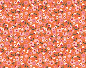 Eden Wildflowers - C12926 Orange - Riley Blake Designs - Floral Flowers - Quilting Cotton Fabric - Legacy  Print
