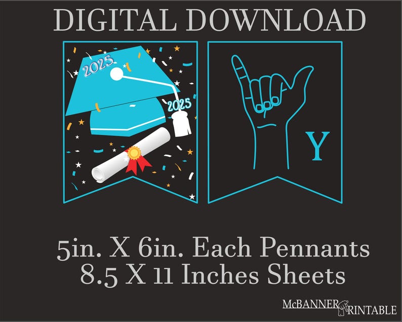 Congrats You Did It (print) ASL Graduation Sign Language Congrats Sign ...