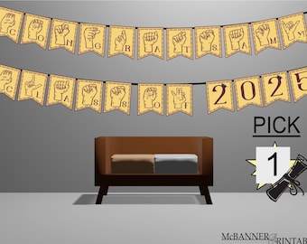 Customize ASL Graduation Digital Banner