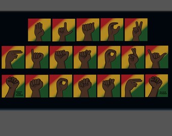 Black History Month sign language